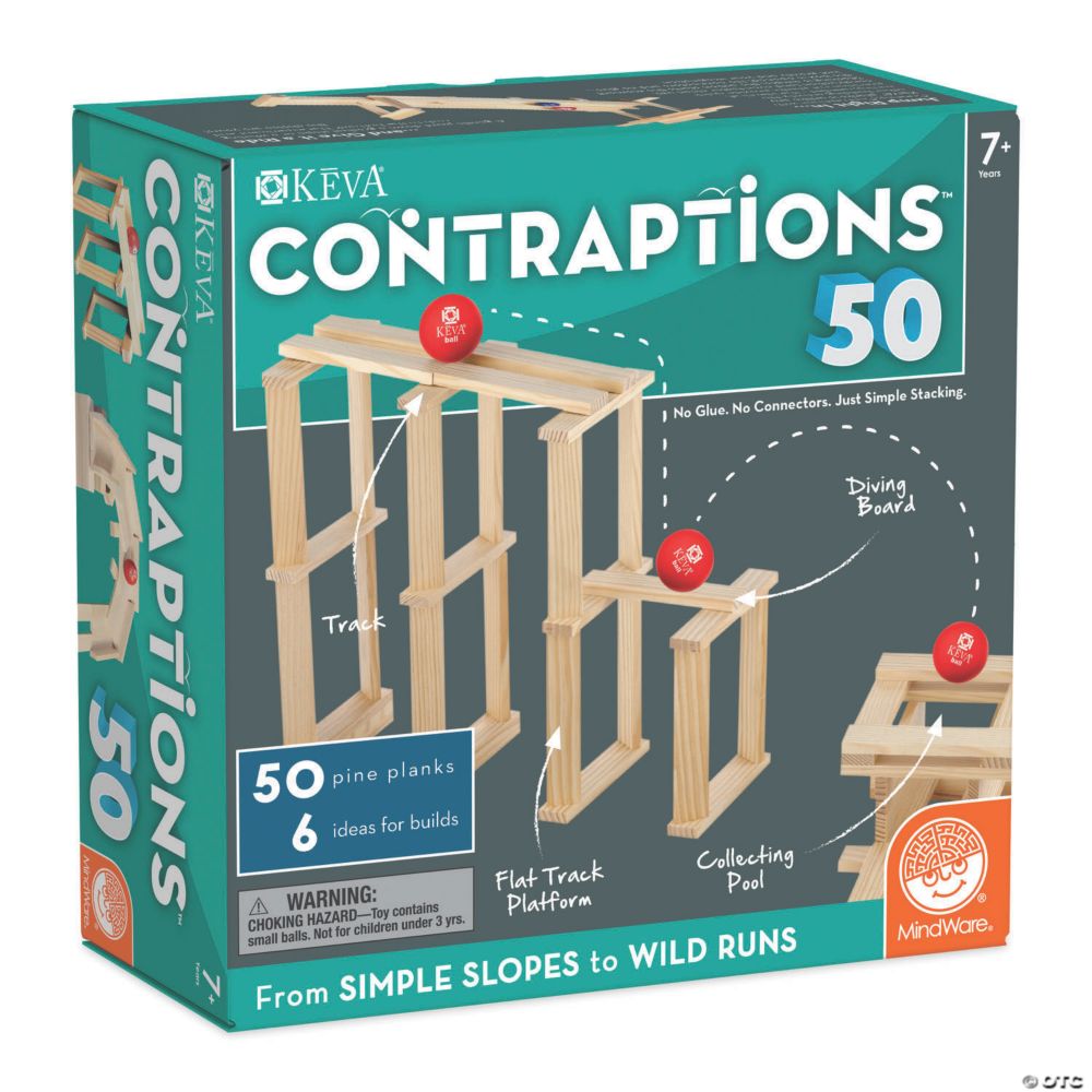 Keva: Contraptions 50 Plank Set From MindWare