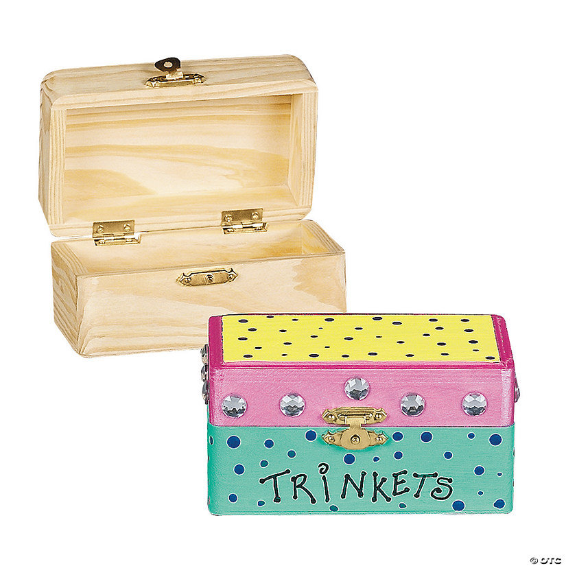 Diy Unfinished Wood Hinged Boxes, Small Wooden Box Ideas
