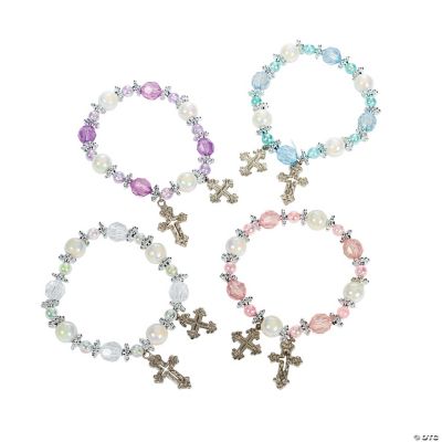 Beaded Cross Bracelet Craft Kit