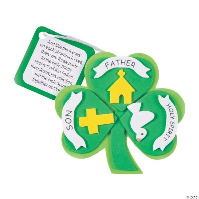 Trinity Lucky Shamrock Ornament Craft Kit Oriental Trading