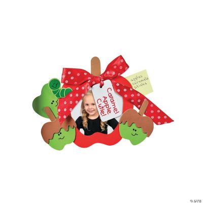 Foam Caramel Apple Picture Frame Craft Kit Discontinued