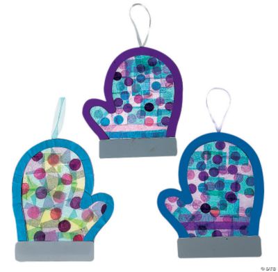 Tissue Paper Mitten Craft Kit Discontinued