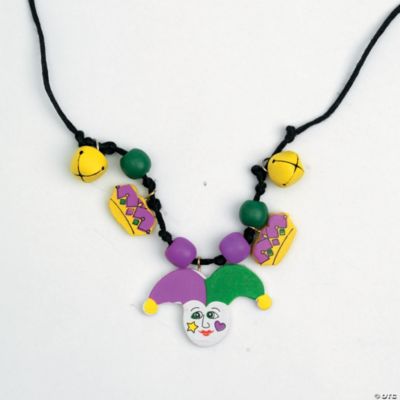 Beaded Mardi Gras Necklace Craft Kit Discontinued