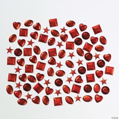 SelfAdhesive Jewels Red Discontinued