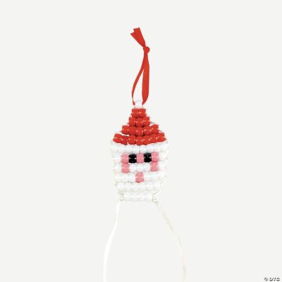 Santa Pony Bead Ornament Craft Kit - Discontinued