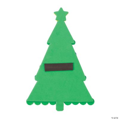 Craft Stick Christmas Tree Picture Frame Magnet Craft Kit - Oriental ...