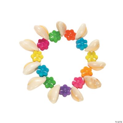 Shell Beads & Flower Bracelet Craft Kit Discontinued