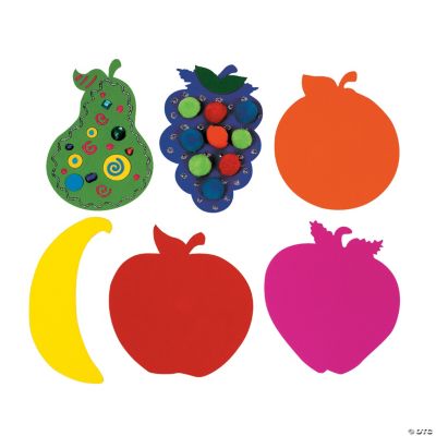 Jumbo Foam Fruit Shapes Discontinued