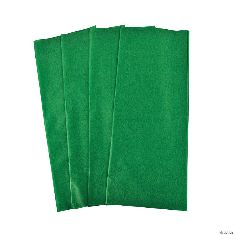 Bulk 60 Pc. Green Tissue Paper Sheets