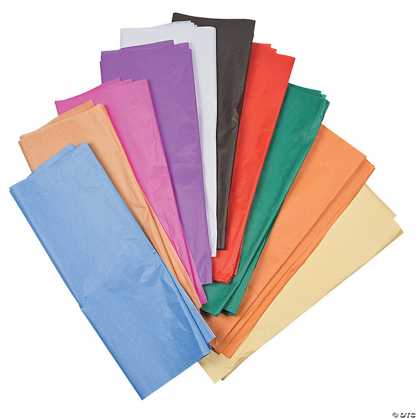50 Sheets  Brand Tissue Paper 20” x 30” White Black Large Oversize 