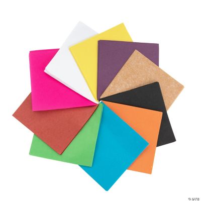 Colorful Colored Graph Paper Squares Tissue Paper