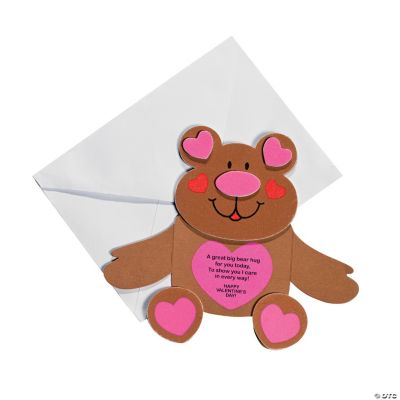 Bear Hug Valentine Cards Craft Kit Discontinued