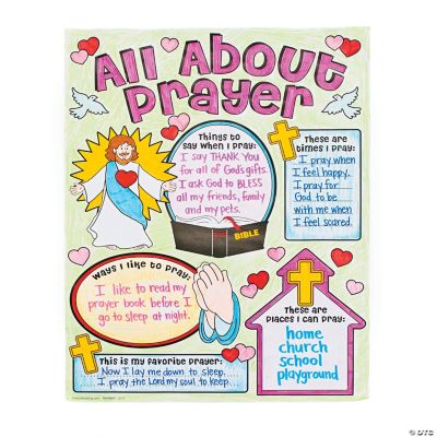 Color Your Own “All About Prayer” Posters Discontinued