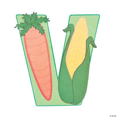 “V Is For Vegetables” Letter V Craft Kit - Discontinued
