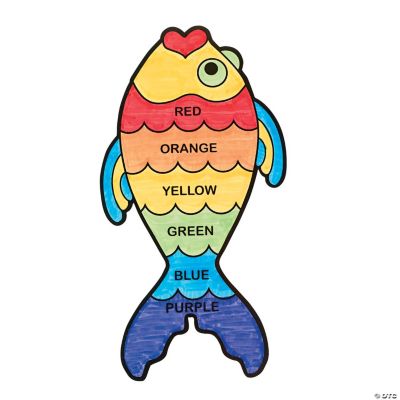 Color Your Own Color Fish Craft Kit - Discontinued