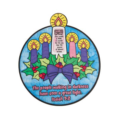 Color Your Own Christian Advent Wheel