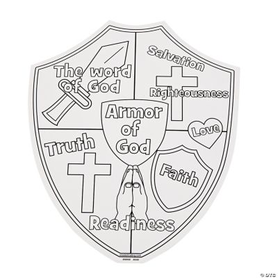 Color Your Own “Armor of God” Cutouts - Oriental Trading