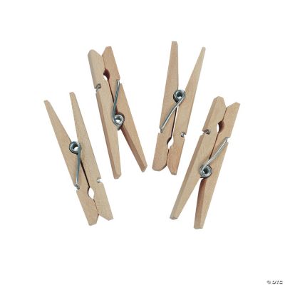 Mini Clothespins - Craft Supplies - 50 Pieces