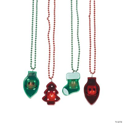 Holiday Light-Up Necklaces - 12 Pc. | Oriental Trading