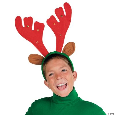 lighted reindeer antlers headband