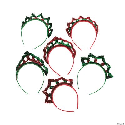 Sequined Christmas Tiaras Oriental Trading
