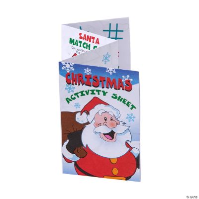 Christmas Fold-Up Activity Books | Oriental Trading