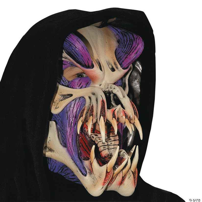 Predator látex máscara Horror máscara de la Cabeza de la Cara Llena Color : Latex Mask máscara de Halloween 