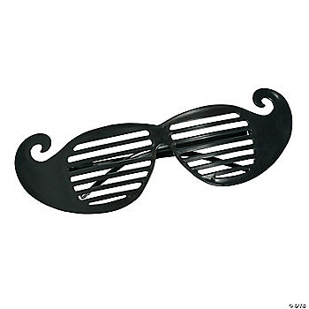 Mustache Shutter Sunglasses