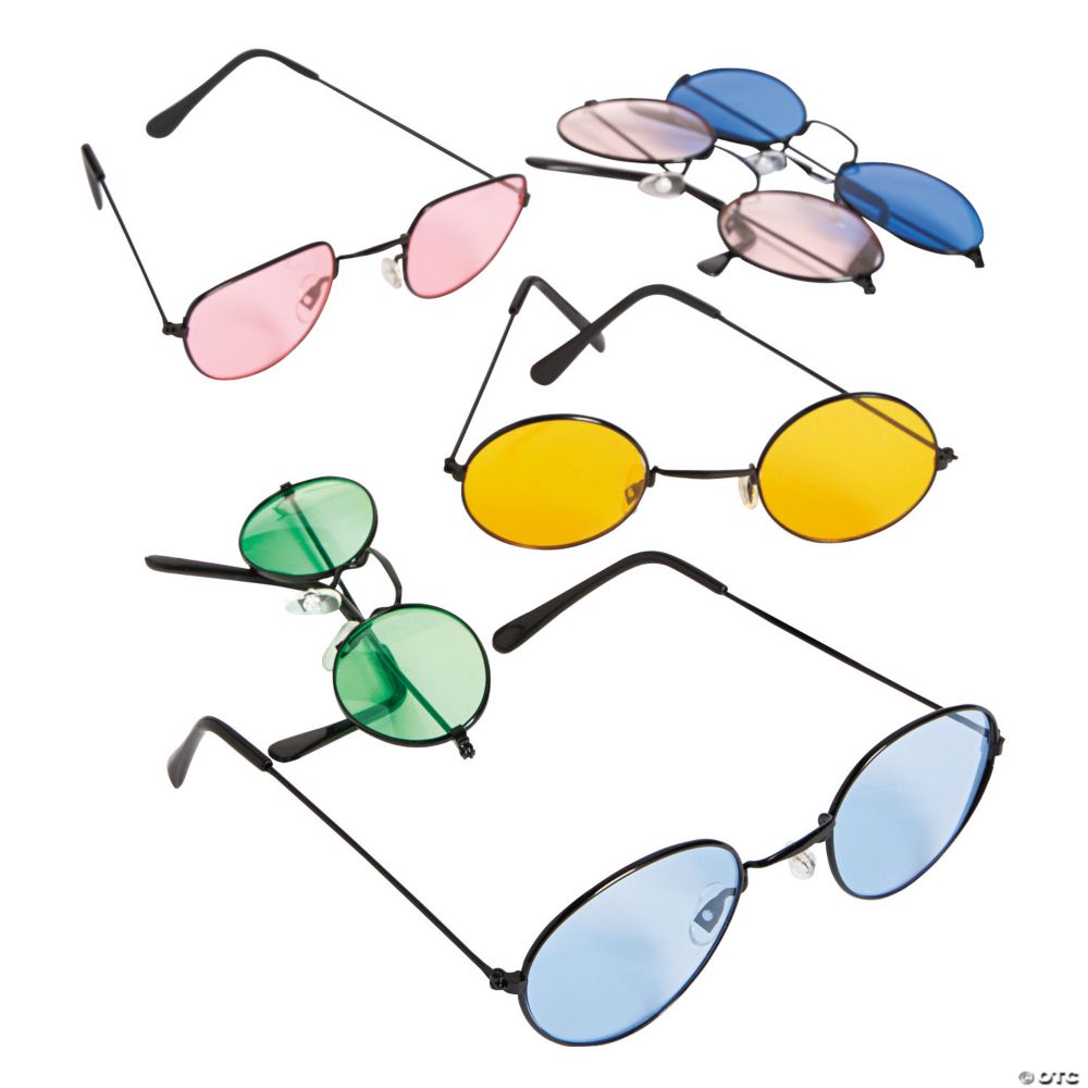 Colored Lens Sunglasses - 12 Pc.