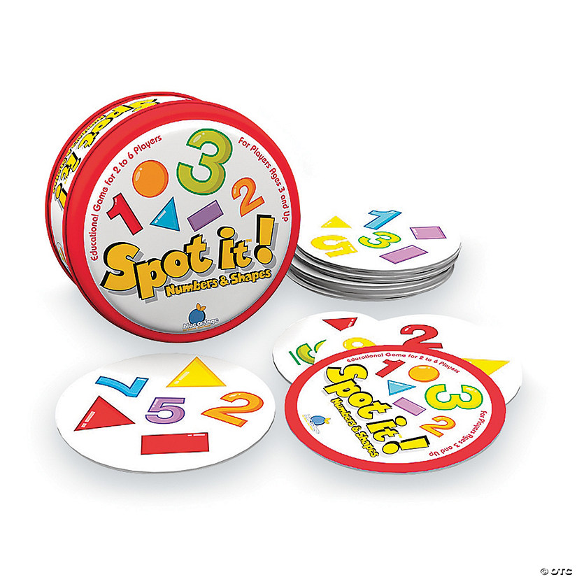 Free Shipping Worldwide Details about   Spot It Numbers Card Playing Game For Kids Education 