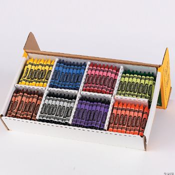 8 Color Crayola Sup Sup Large Size Crayons Classpack Sup