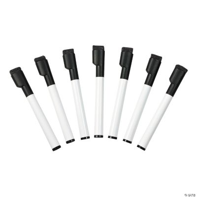 Black Dry Erase Markers with Eraser Caps Discontinued