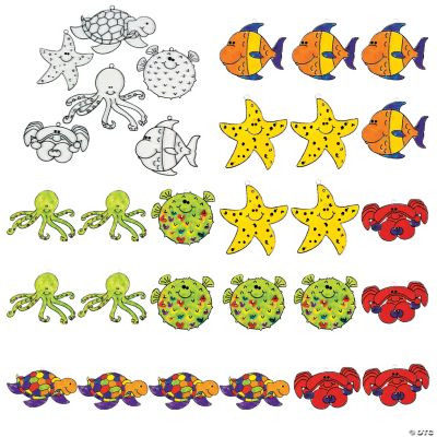 Under the Sea Suncatchers 24 Pc. Oriental Trading