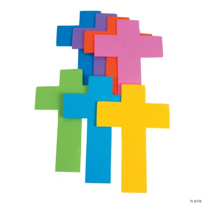 Jumbo Foam Crosses Craft Supplies 24 Pieces 887600605107 eBay