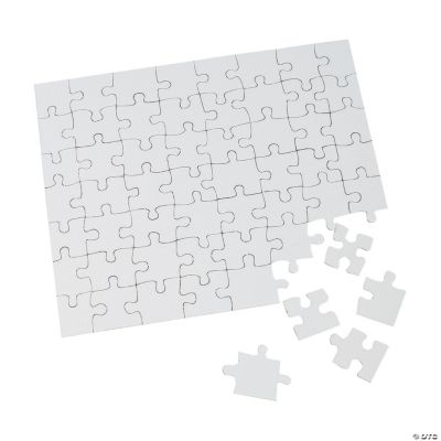 akolafe 8 pack blank puzzle 15x10 inch blank puzzles to draw on bulk each  300 blank puzzle pieces for crafting total 2400 bla