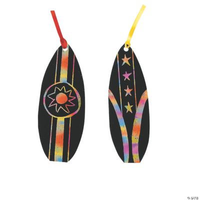 24 Magic Color Scratch Surfboard Bookmarks - Discontinued