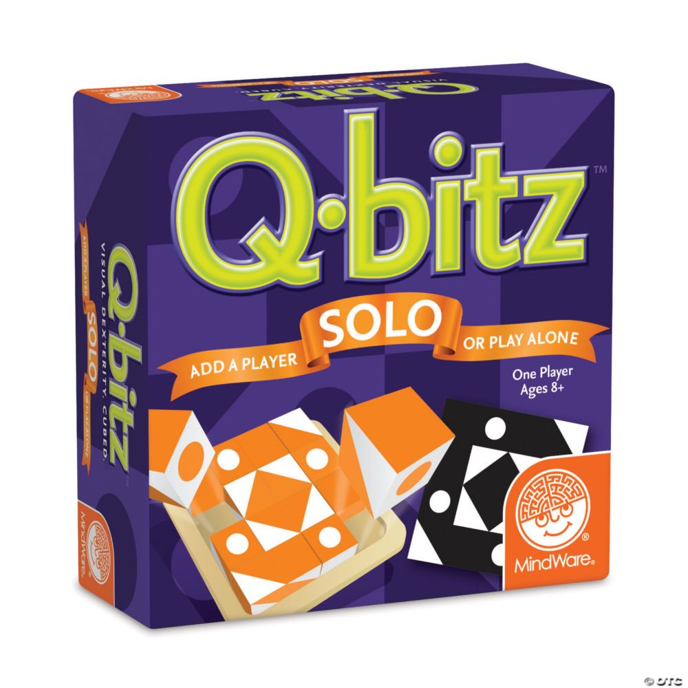 Q-Bitz Solo: Orange Edition From MindWare