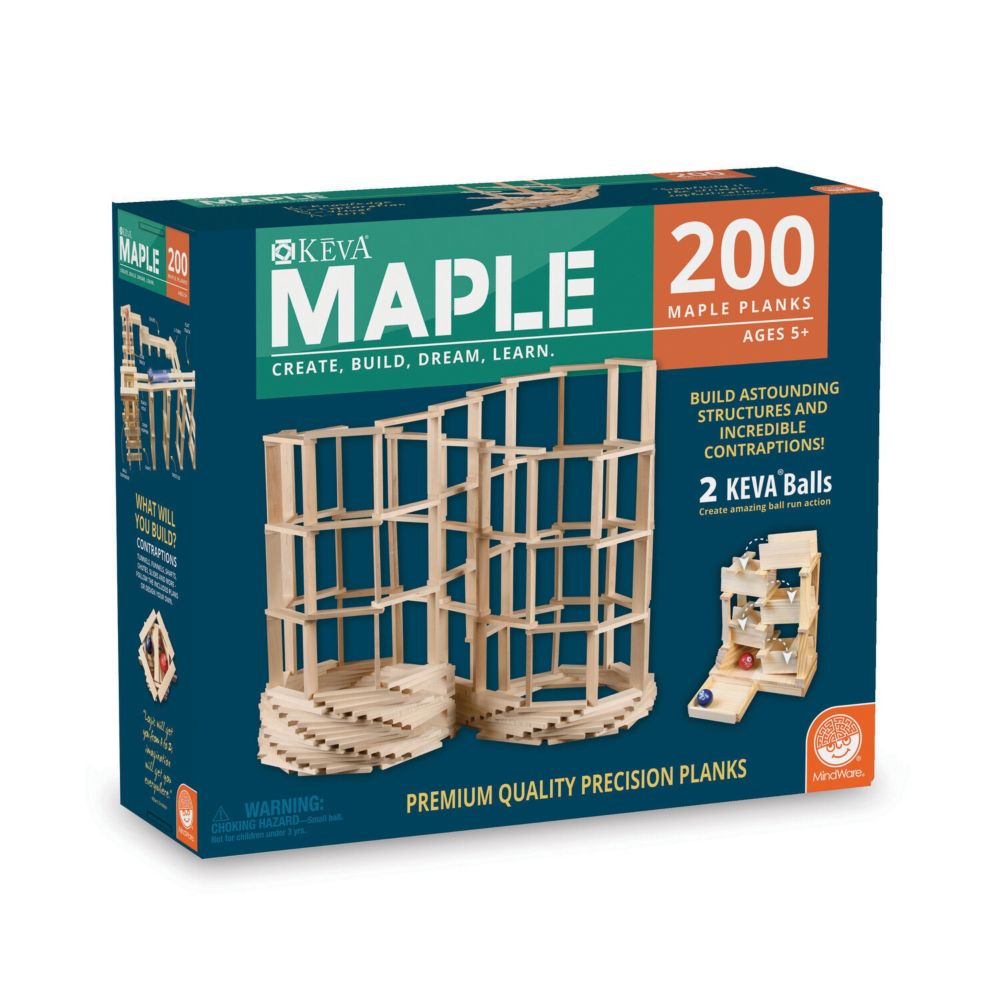 Keva Maple: 200 Plank Set From MindWare