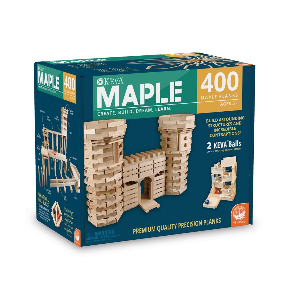 Keva Maple: 400 Plank Set From MindWare