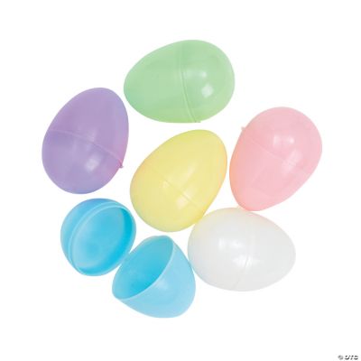 Pastel Plastic Easter Eggs 144 Pc. Oriental Trading