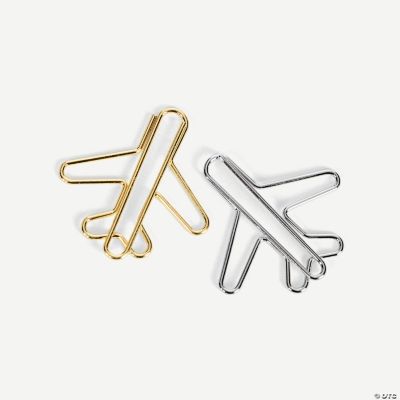 24 Airplane Shaped Clips Discontinued