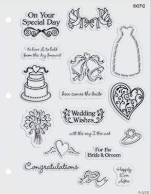 Wedding Clear Stamps Discontinued