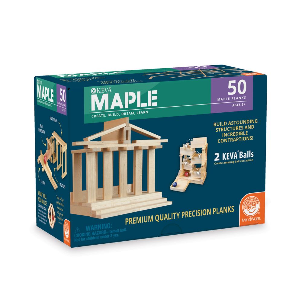 Keva Maple: 50 Plank Set From MindWare