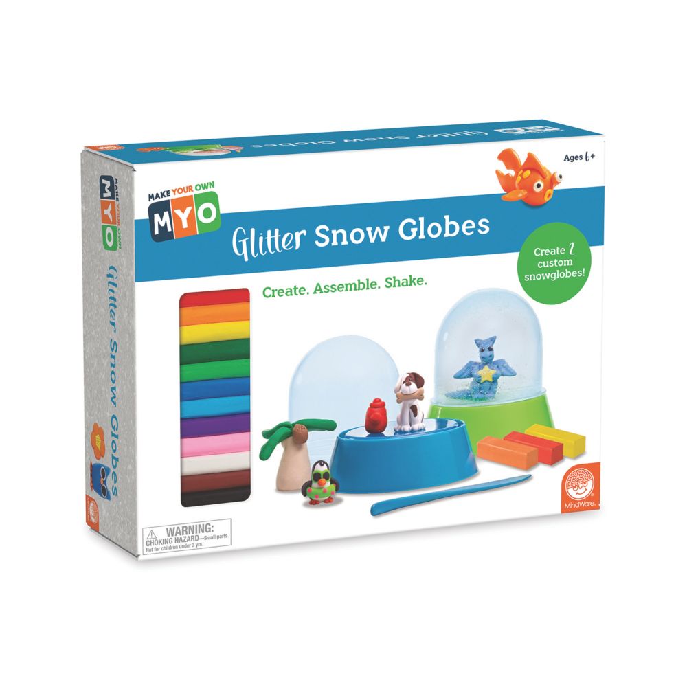 Make Your Own: Glitter Snow Globes From MindWare