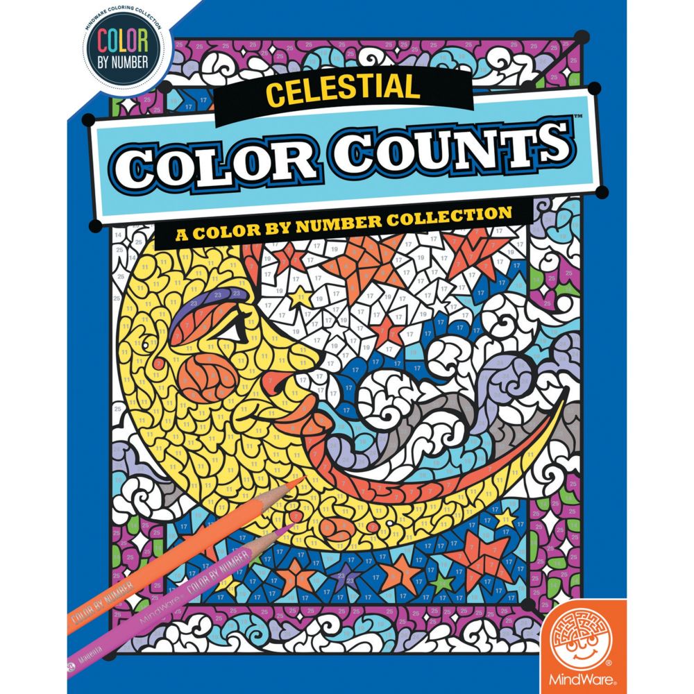 Color Counts Celestial Coloring Book From MindWare