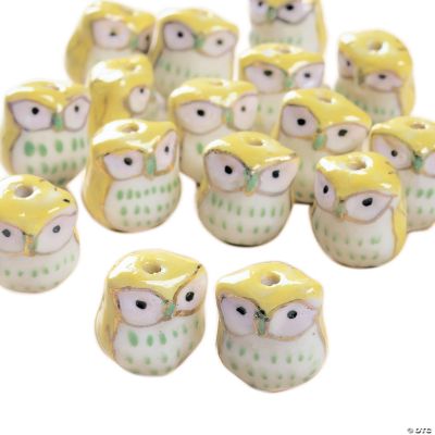 Owl Beads 15mm Discontinued