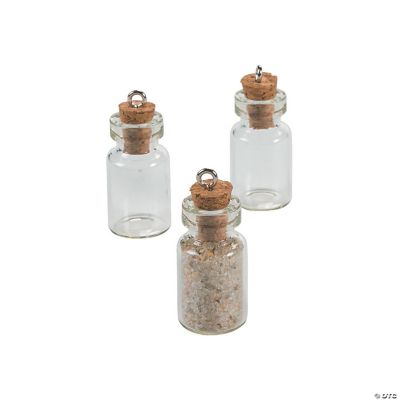 Mini Bottle Charms with Cork Stopper Oriental Trading