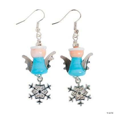 Winter Angel Lampwork Earring Kit Discontinued