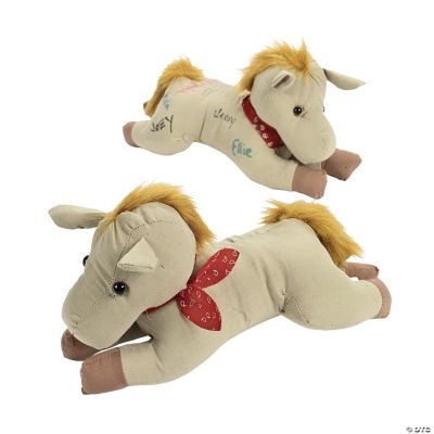 target stuffed horse