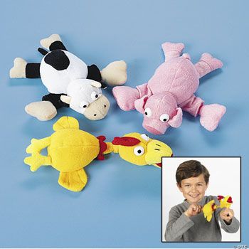 plush farm animal set